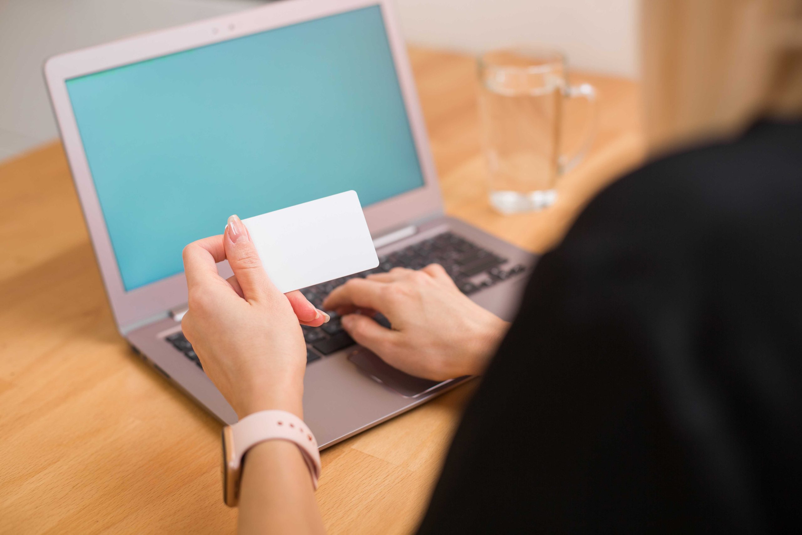 young woman using laptop computer online shopping 2023 11 27 05 11 53 utc scaled